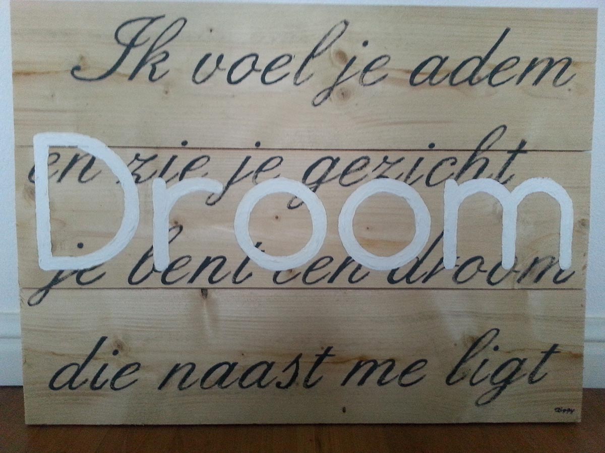 schilderij ziggy marco borsato droom