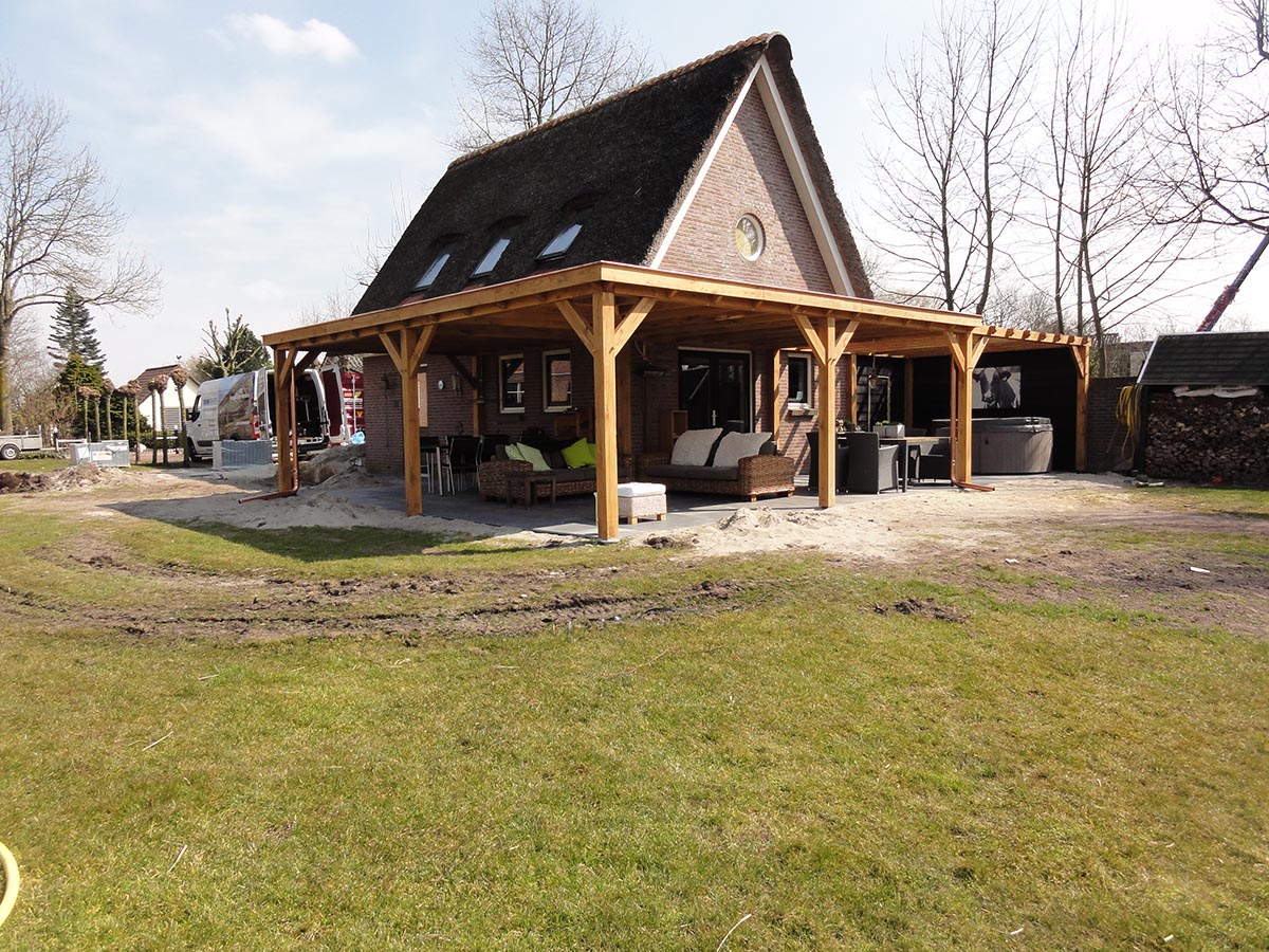 eiken houten veranda maarssen