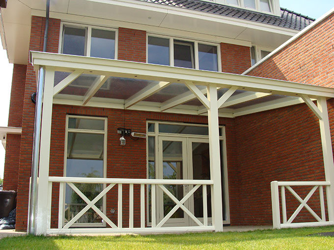 zelfbouw veranda