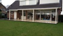 86. houten veranda van meranti