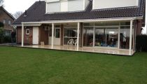 39.hardhouten veranda van meranti hout