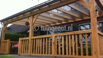 89.houten veranda van hardhout Zoetermeer