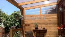 89.houten veranda van hardhout Zoetermeer