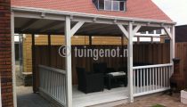 86. houten veranda van meranti